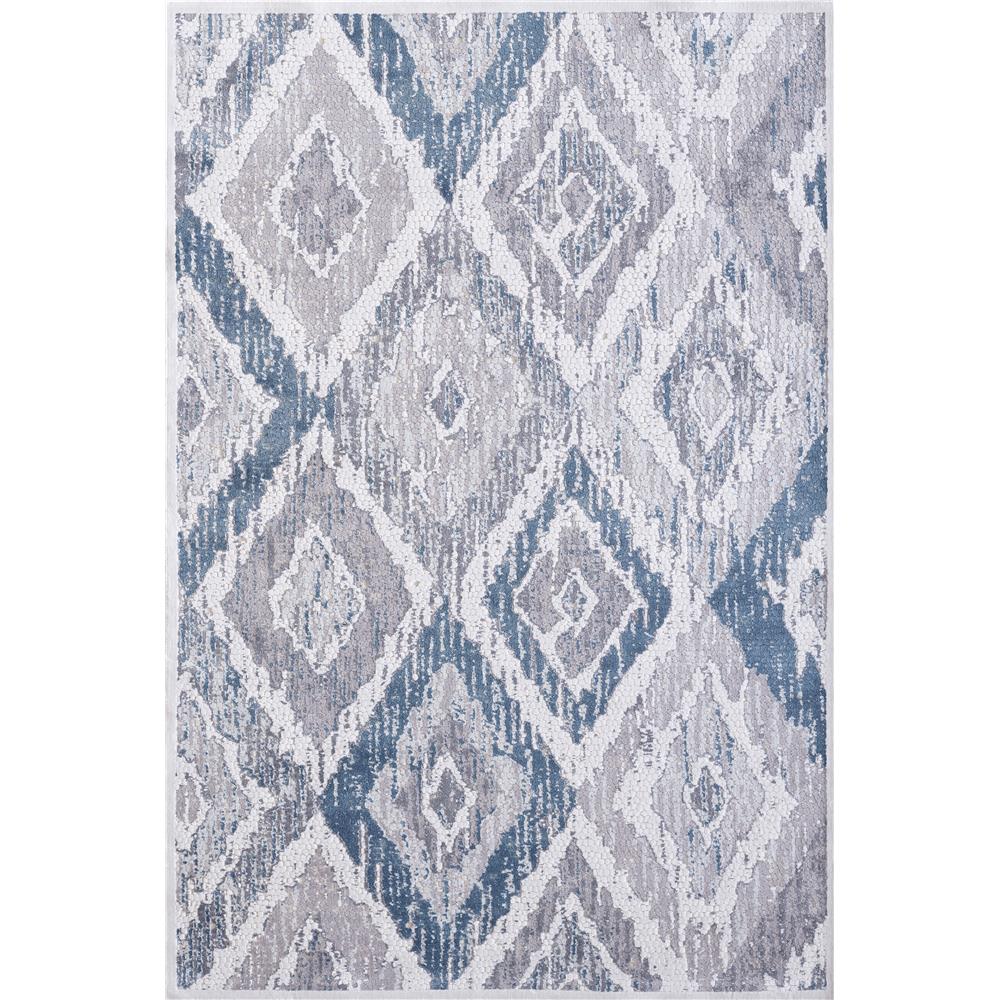 Dynamic Rugs 1669 115 Mosaic 7 Ft. 10 In. X 10 Ft. 10 In. Rectangle Rug in Cream/Grey/Blue